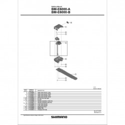 Shimano BM-E6000 harness assembly 1000mm