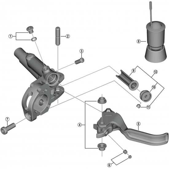 Shimano BL-M820 diaphragm unit