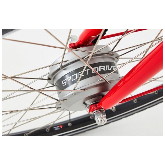 Ridgeback Electron Front Hub Drive, Red,