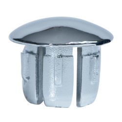 Oxford End Plugs Push-in Chrome Bag of 10 pairs Oxford End Plugs Push-in Chrome Bag of 10 pairs