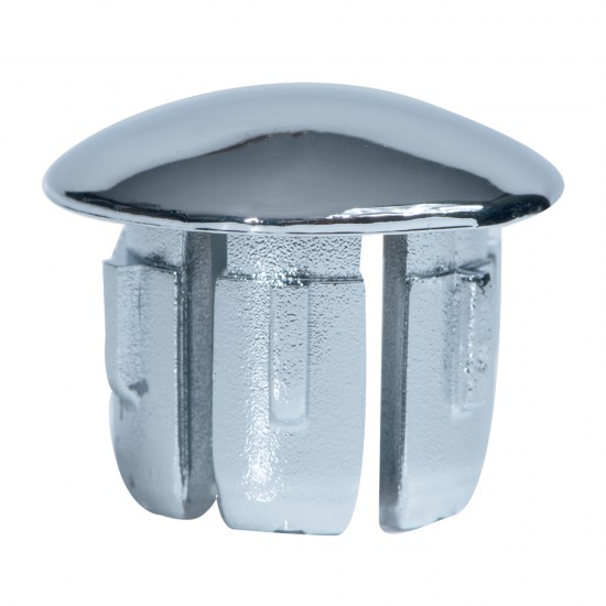 Oxford End Plugs Push-in Chrome Bag of 10 pairs Oxford End Plugs Push-in Chrome Bag of 10 pairs