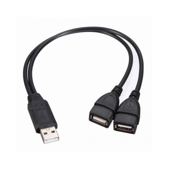 Oxford USB Male to 2 Female Y-Connector 10cm 3A Oxford USB Male to 2 Female Y-Connector 10cm 3A