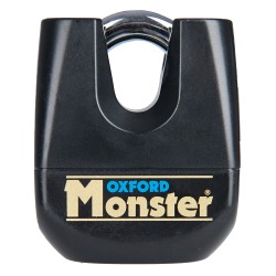 Oxford Monster 11mm Padlock Black - unpackaged BOM Oxford Monster 11mm Padlock Black - unpackaged BOM