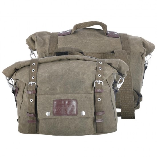 Oxford Heritage Panniers Khaki 40L Oxford Heritage Panniers Khaki 40L