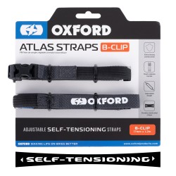 Oxford Atlas B-Clip 17mm x 1.2M Asphalt (Pair) Oxford Atlas B-Clip 17mm x 1.2M Asphalt (Pair)