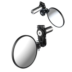 Oxford Fold-Away Bar End Mirrors - Black Set Oxford Fold-Away Bar End Mirrors - Black Set