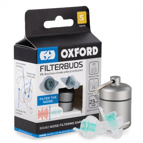 Oxford Filterbuds - small fit 23 SNR Oxford Filterbuds - small fit 23 SNR