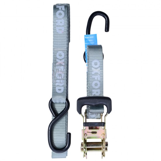 Oxford Ratchet Hook Straps (Pair) 28mm(w) x 5m