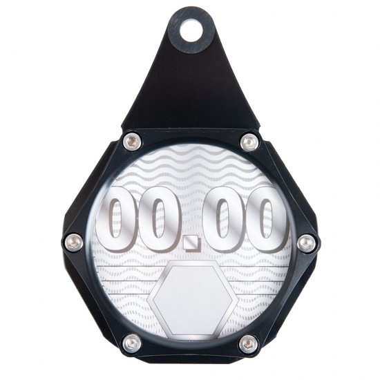 Oxford Hexagon Tax Disc Holder Black