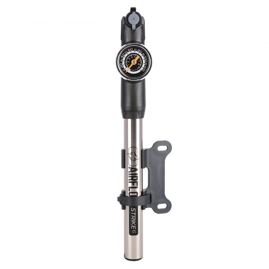 Oxford Airflow Strike Alloy Mini Pump with Gauge Oxford Airflow Strike Alloy Mini Pump with Gauge