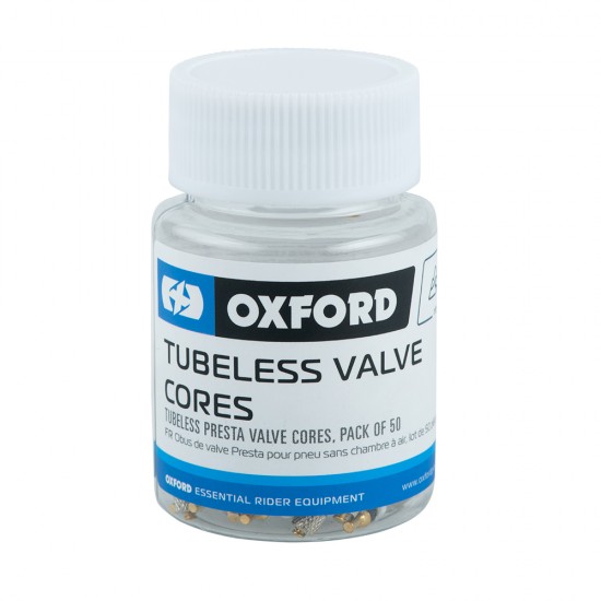 Oxford Tubeless Valve Cores Pack of 50 Oxford Tubeless Valve Cores Pack of 50