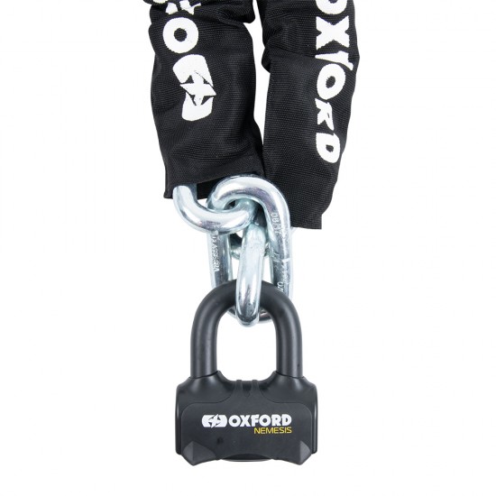 Oxford Nemesis Chain Lock 16mm x 1.2m