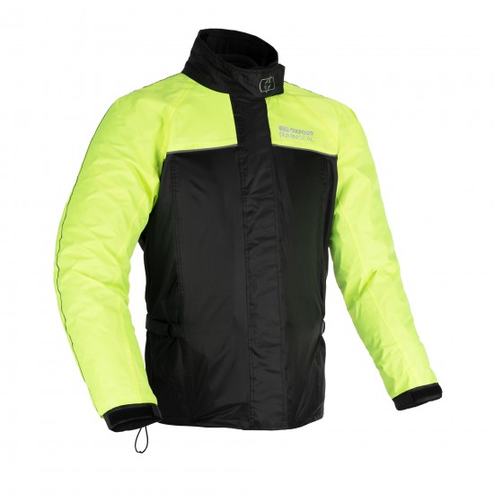 Oxford Rainseal Over Jacket Black/Fluo 5XL Oxford Rainseal Over Jacket Black/Fluo 5XL