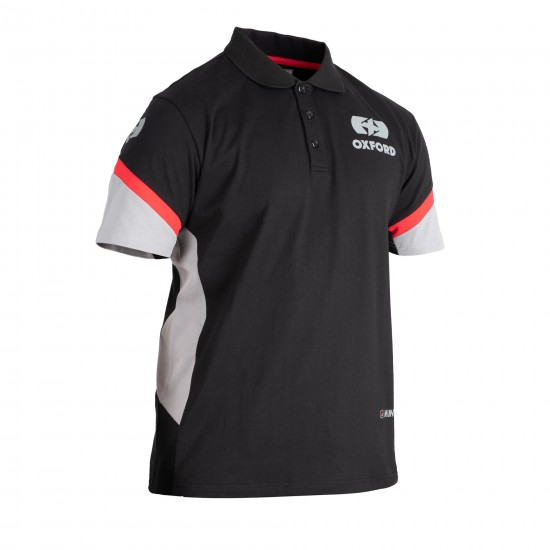 Oxford Racing Polo Black L Oxford Racing Polo Black L