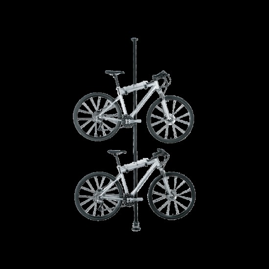 Dual touch shop bike stand