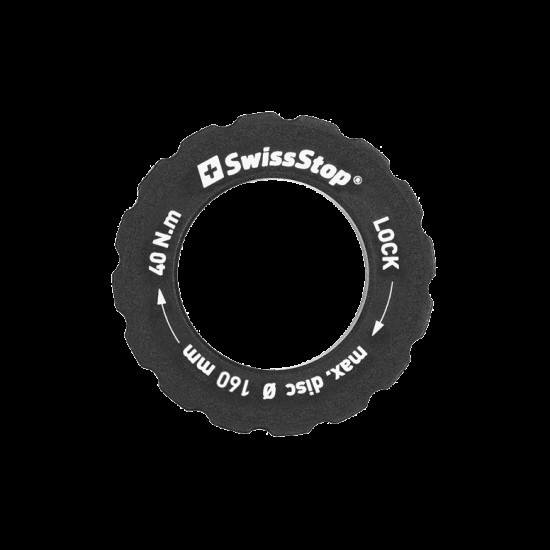 SwissStop Centre Lock Lockring Max 160mm  Rotor