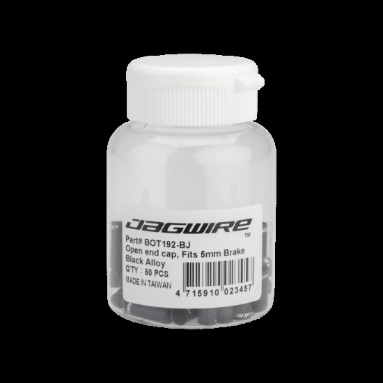 Jagwire End caps Open - 5mm Brake - Alloy Jagwire End caps Open - 5mm Brake - Alloy