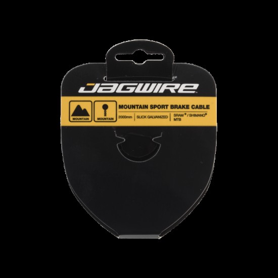Jagwire Sport MTB Brake Cable - Slick Galv - Shim 100pk Jagwire Sport MTB Brake Cable - Slick Galv - Shim 100pk