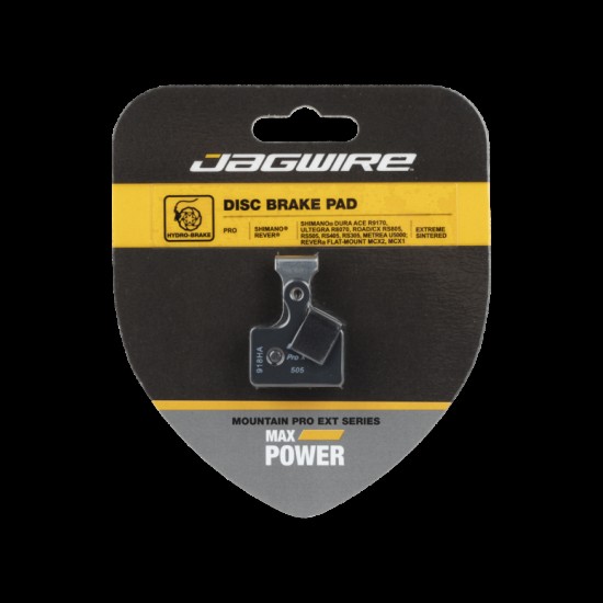 Jagwire Pro Extreme Sintered Disc Brake Pad - Shim Road & RideRever