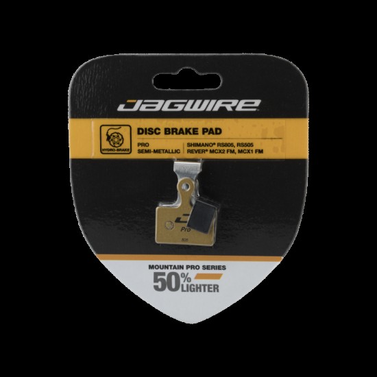 Jagwire Pro Semi-Metallic Disc Brake Pad - Shim Road & RideRever
