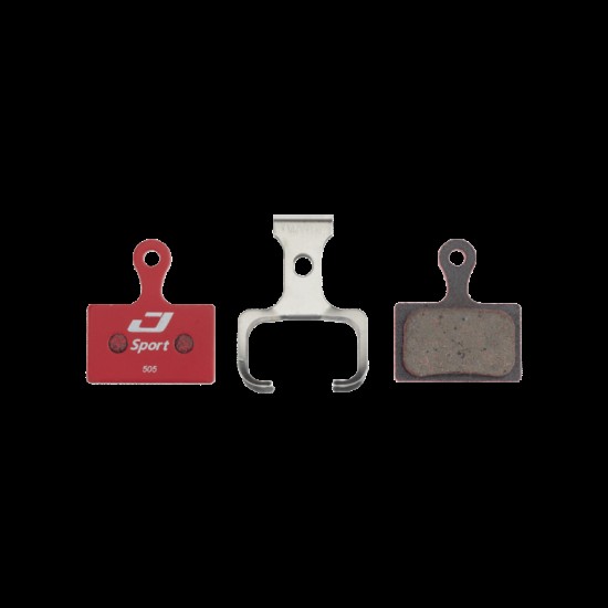 Jagwire Sport Semi-Metallic Disc Brake Pad - Shim Road & RideRever
