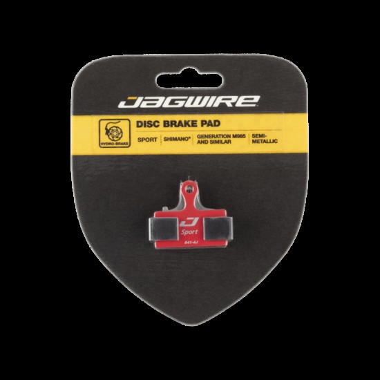 Jagwire Sport Semi-Metallic Disc Brake Pad - Shim & RideRever