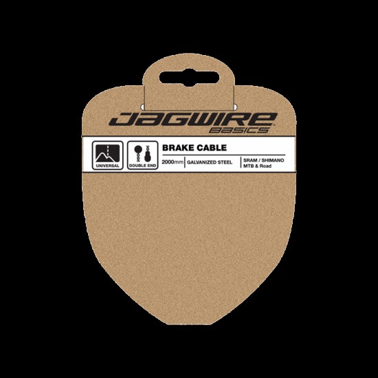 Jagwire Basic MTB & Road Brake Cable - Galv - Shim Jagwire Basic MTB & Road Brake Cable - Galv - Shim