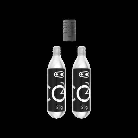 Crankbrothers CO2 Cartridges (2 Units) W/ Inflator