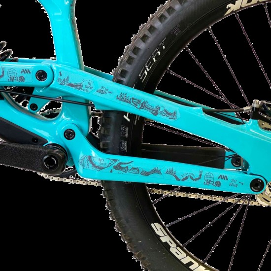 All Mountain Style Frame Guard Extra Red Bull Hardline