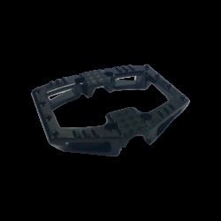 Crankbrothers Pedal Body Double Shot Flat Blk Crankbrothers Pedal Body Double Shot Flat Blk