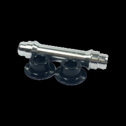 Crankbrothers Wheel Endcap Kit Fr Zinc 100 X12mm