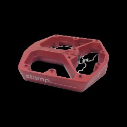 Crankbrothers Pedal Body Stamp 2 Red Large Left Crankbrothers Pedal Body Stamp 2 Red Large Left