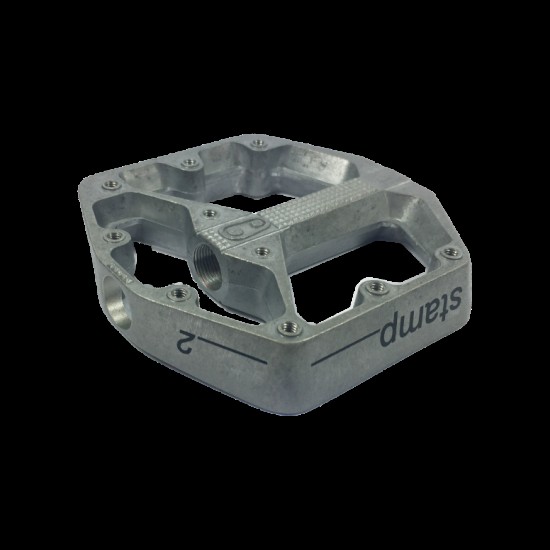 Crankbrothers Pedal Body Stamp 2 Silver Small Left