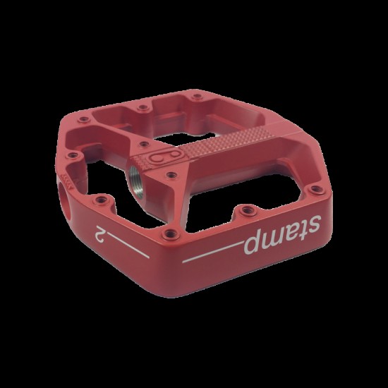 Crankbrothers Pedal Body Stamp 2 Red Small Left