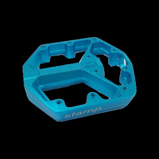 Crankbrothers Pedal Body Stamp 3 Blue Small Left