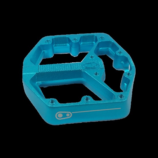 Crankbrothers Pedal Body Stamp 3 Blue Small Right