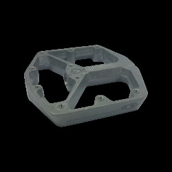 Crankbrothers Pedal Body Stamp 2 Silver Large Right Crankbrothers Pedal Body Stamp 2 Silver Large Right