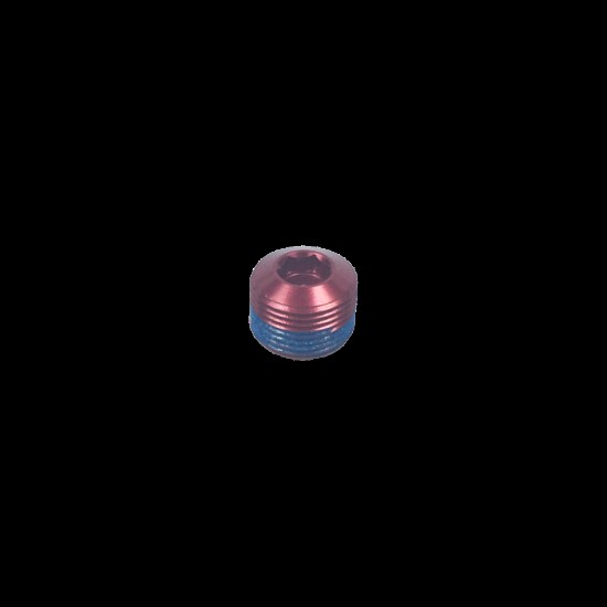 Crankbrothers Pedal End Cap Hex Red