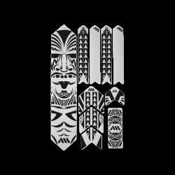 All Mountain Style Frame Guard Extra - Maori Black All Mountain Style Frame Guard Extra - Maori Black