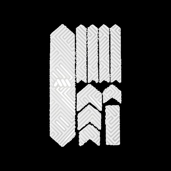 All Mountain Style Frame Guard Extra - Maze White