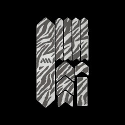 All Mountain Style Frame Guard Extra - Zebra Grey All Mountain Style Frame Guard Extra - Zebra Grey