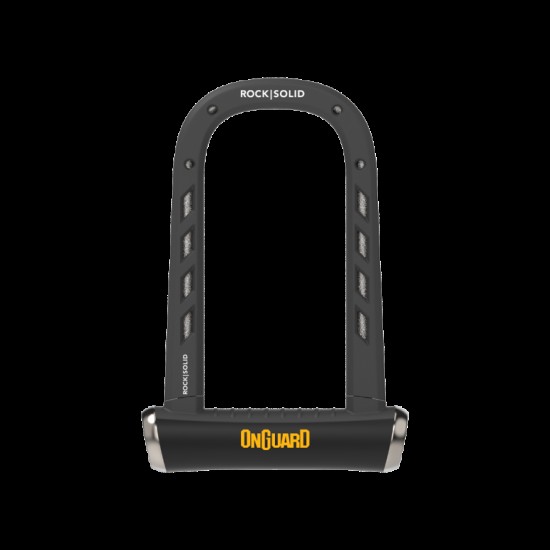 OnGuard RockSolid U-Lock 90x175mm – Angle Grinder Resistant, Diamond Sold Secure Rated