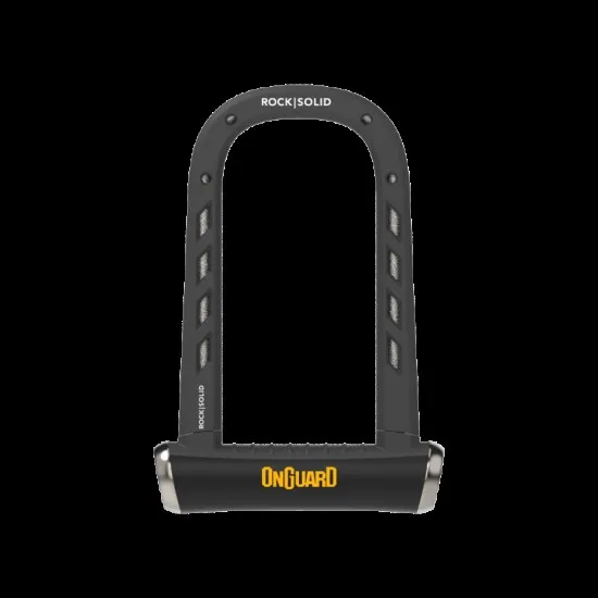 OnGuard RockSolid U-Lock 90x175mm – Angle Grinder Resistant, Diamond Sold Secure Rated