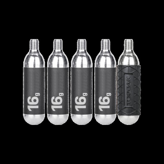 Topeak CO2 Cartridges With Sleeve - 16g