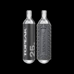 Topeak CO2 Cartridges With Sleeve - 25g Topeak CO2 Cartridges With Sleeve - 25g