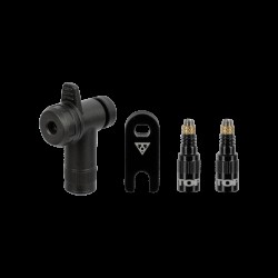 Topeak Turboflow Valve Combo W/Rapidhead Topeak Turboflow Valve Combo W/Rapidhead