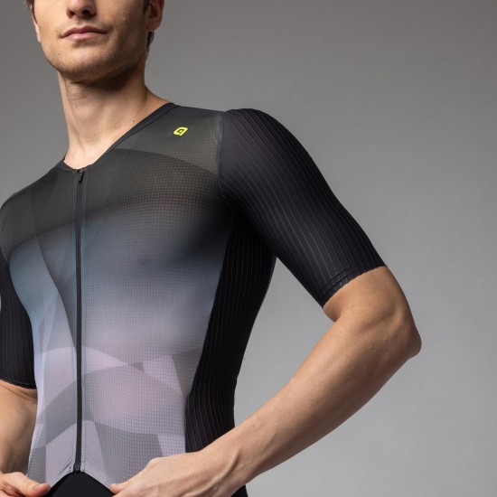 Ale Clothing Watt 3.6 R-Ev1 SS Skinsuit Black M