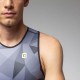 Ale Clothing Triple Triathlon Sleeveless Tri Suit Grey M
