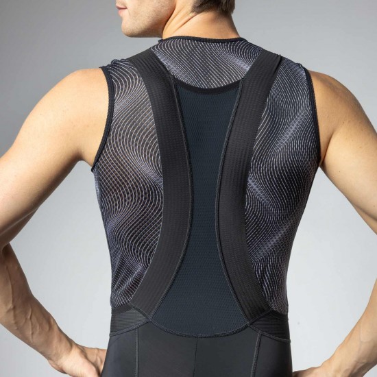 Ale Clothing Strada PR-R Bibshorts Black/Grey S