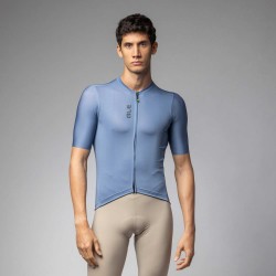 Ale Clothing Colour Block Pragma Short Sleeved Jersey Steel Blue L